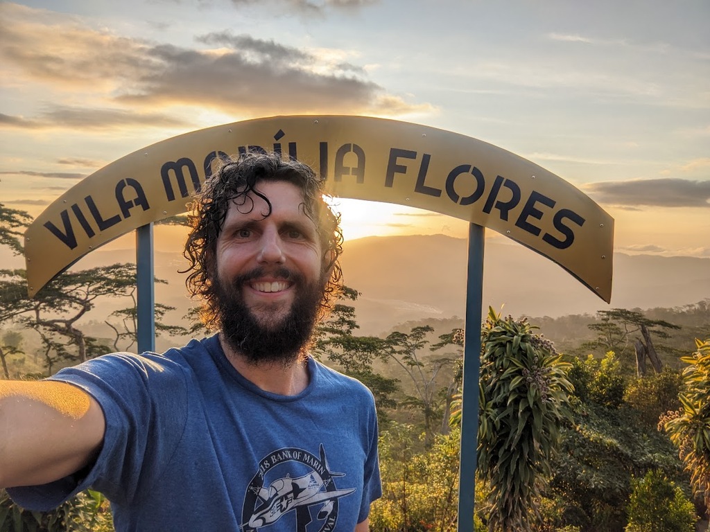 Selfie at the guest house